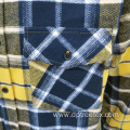 Custom Vintage Thick Flannel Casual Plaid Shirt